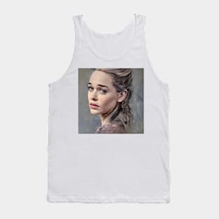 Portrait of Emilia Clarke Tank Top